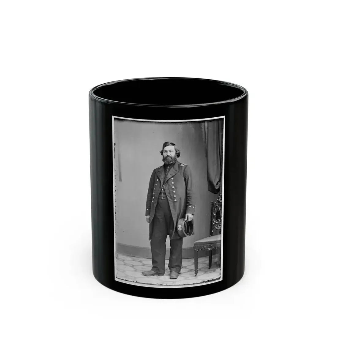 Acting Master S.B. Gregory, U.S.N. (U.S. Civil War) Black Coffee Mug 11oz - Go Mug Yourself