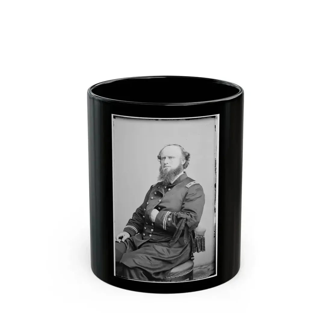 Acting Master W. Porter, U.S.N. 002 (U.S. Civil War) Black Coffee Mug 11oz - Go Mug Yourself