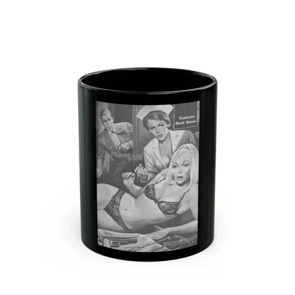 Action-for-Men-January-1967-5 - Black Coffee Mug 11oz - Go Mug Yourself
