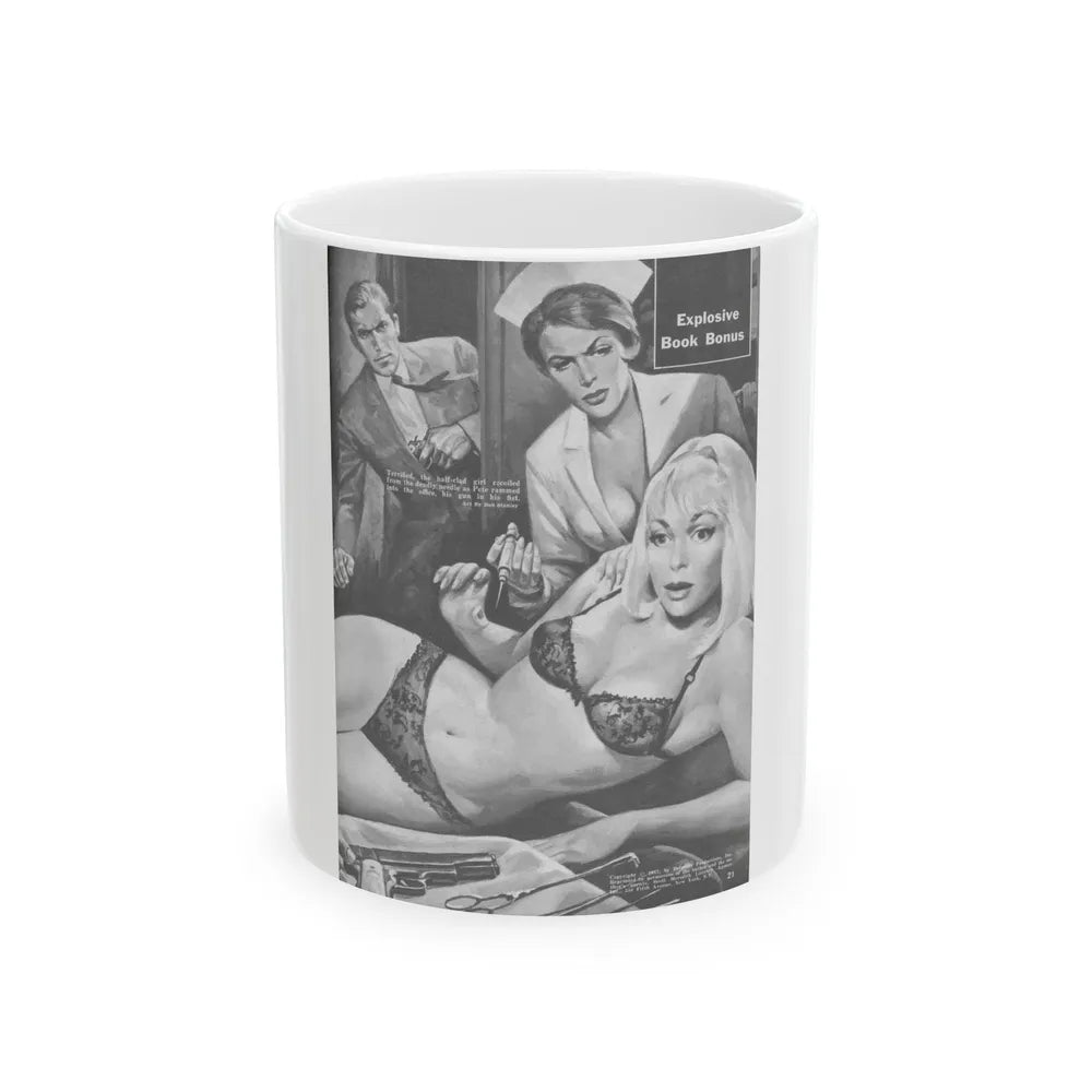 Action-for-Men-January-1967-5 - White Coffee Mug-11oz-Go Mug Yourself