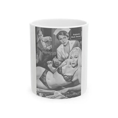Action-for-Men-January-1967-5 - White Coffee Mug 11oz - Go Mug Yourself
