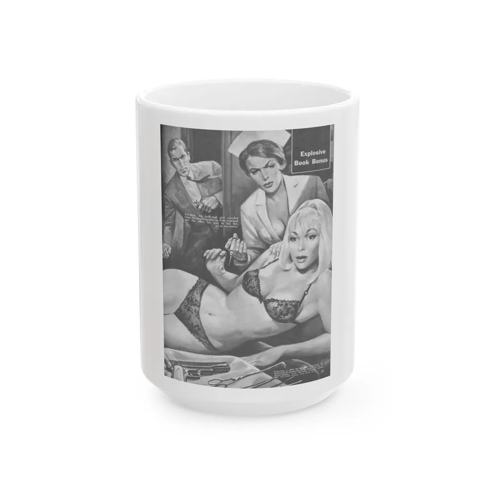 Action-for-Men-January-1967-5 - White Coffee Mug-15oz-Go Mug Yourself