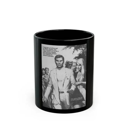 Action-for-Men-July-1970 - Black Coffee Mug 11oz - Go Mug Yourself