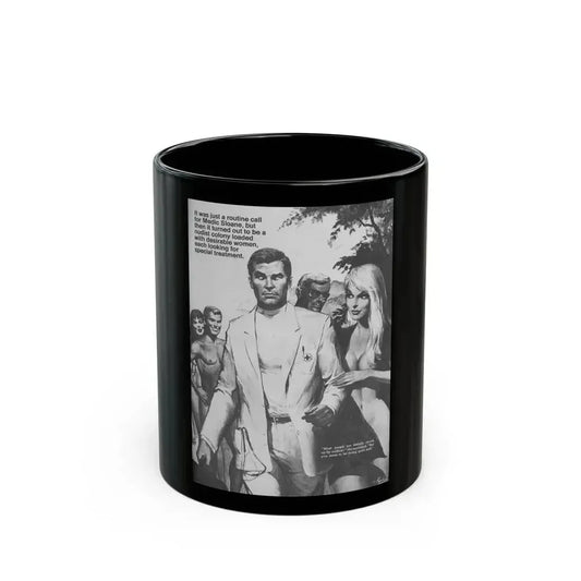 Action-for-Men-July-1970 - Black Coffee Mug 11oz - Go Mug Yourself