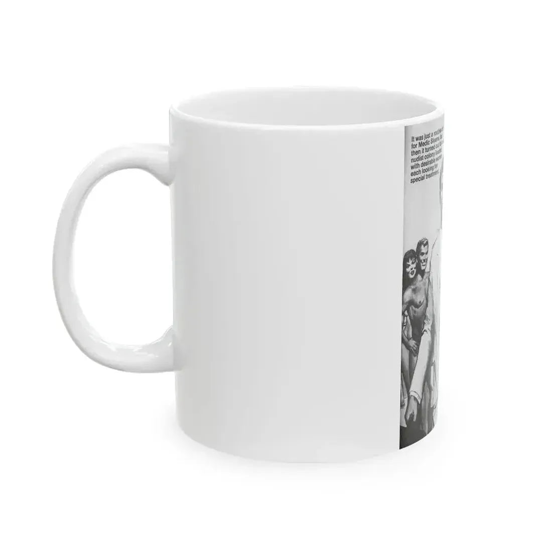 Action-for-Men-July-1970 - White Coffee Mug - Go Mug Yourself