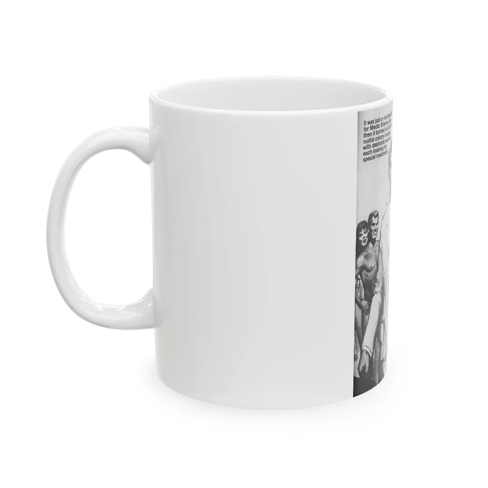 Action-for-Men-July-1970 - White Coffee Mug-Go Mug Yourself