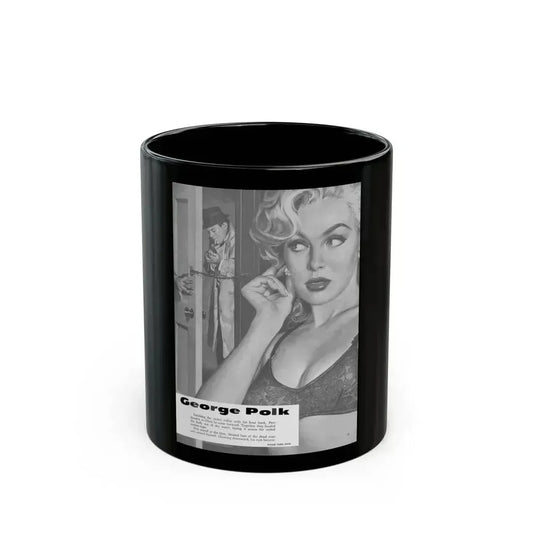 Action-for-Men-September-1962-3 - Black Coffee Mug 11oz - Go Mug Yourself