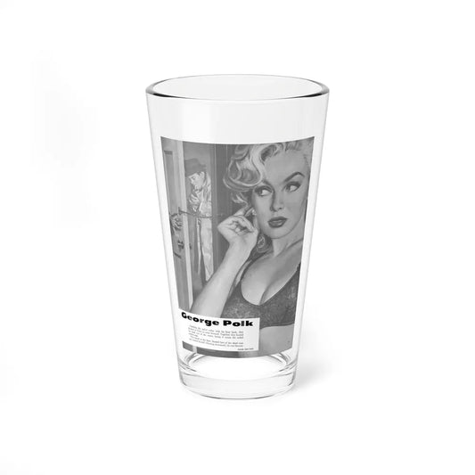 Action-for-Men-September-1962-3 (Magazine Illustration) Pint Glass 16oz-16oz-Go Mug Yourself