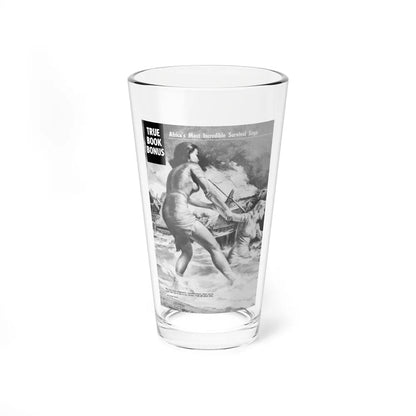 Action-for-Men-September-1962-4 (Magazine Illustration) Pint Glass 16oz-16oz-Go Mug Yourself