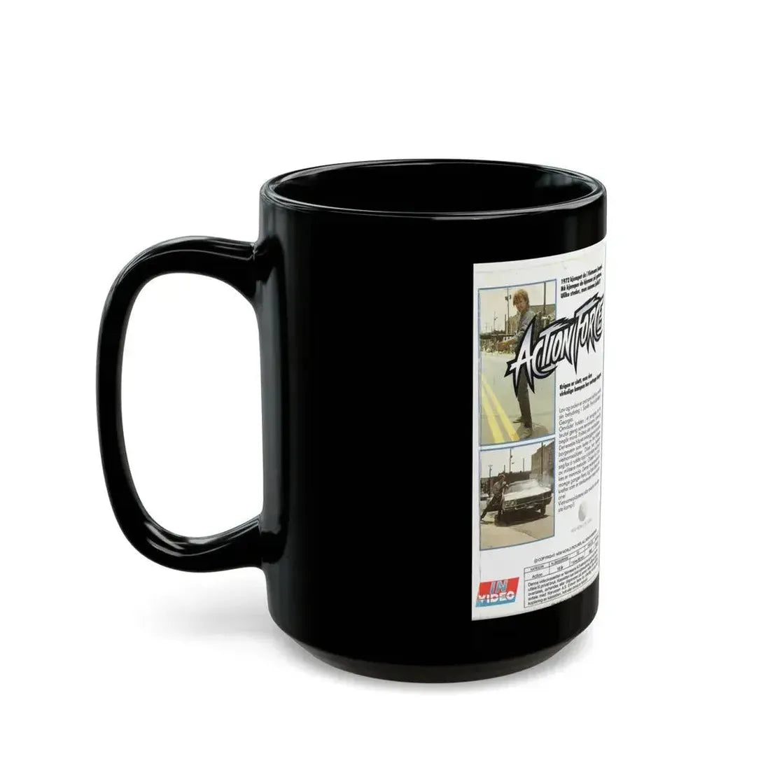 ACTION FORCE (VHS COVER) - Black Coffee Mug - Go Mug Yourself