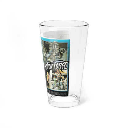 ACTION FORCE (VHS COVER) Pint Glass 16oz-Go Mug Yourself