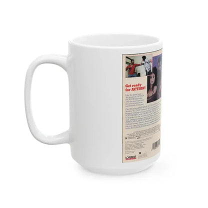 ACTION JACKSON (VHS COVER) - White Coffee Mug - Go Mug Yourself