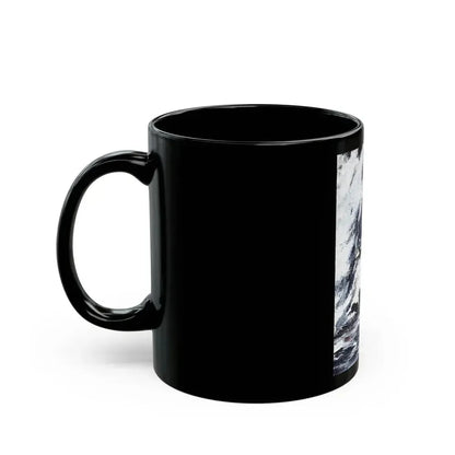 Action off Salerno (1), Blue Book Magazine, April 1948 - Black Coffee Mug - Go Mug Yourself