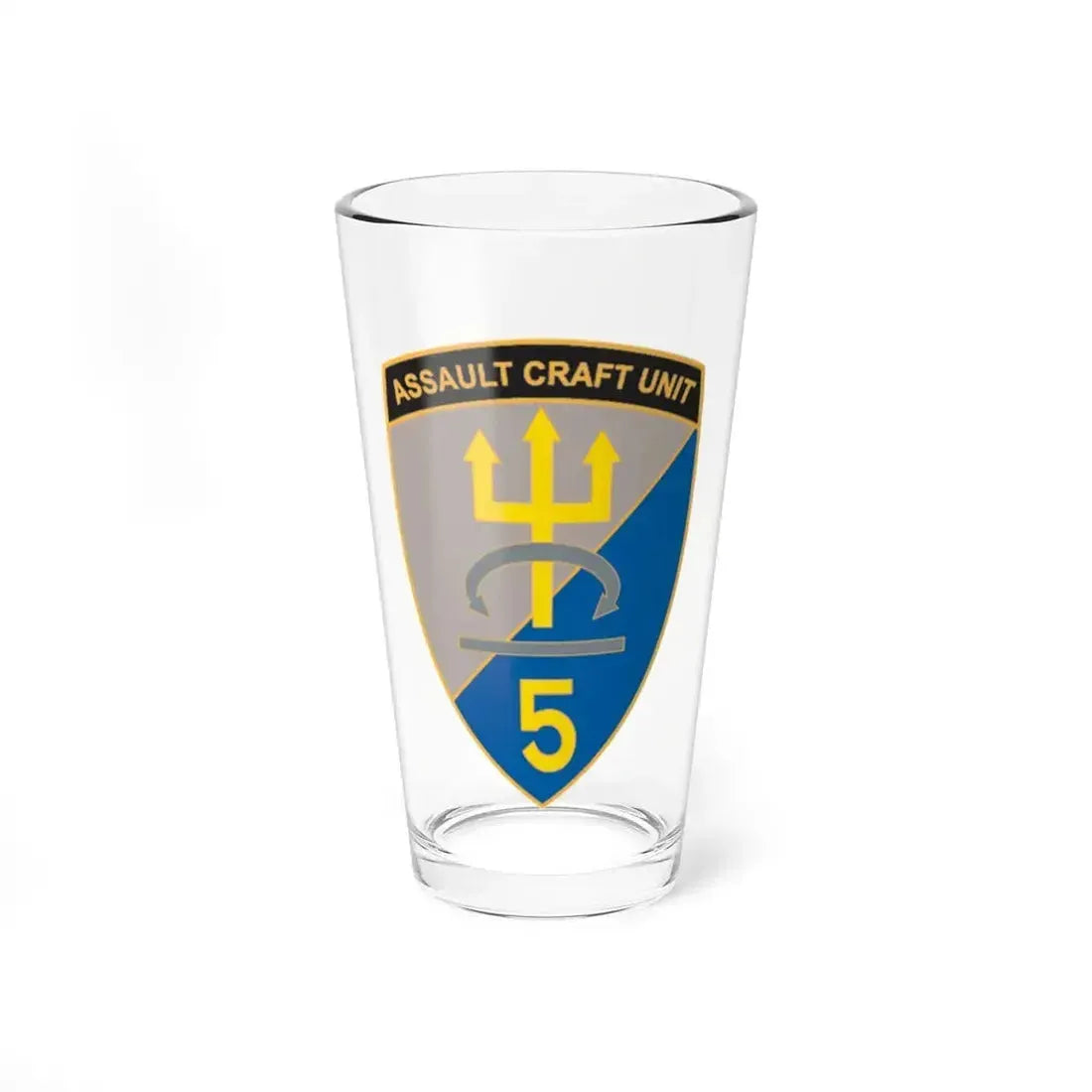 ACU 5 Assault Craft Unit Five (U.S. Navy) Pint Glass 16oz 16oz - Go Mug Yourself