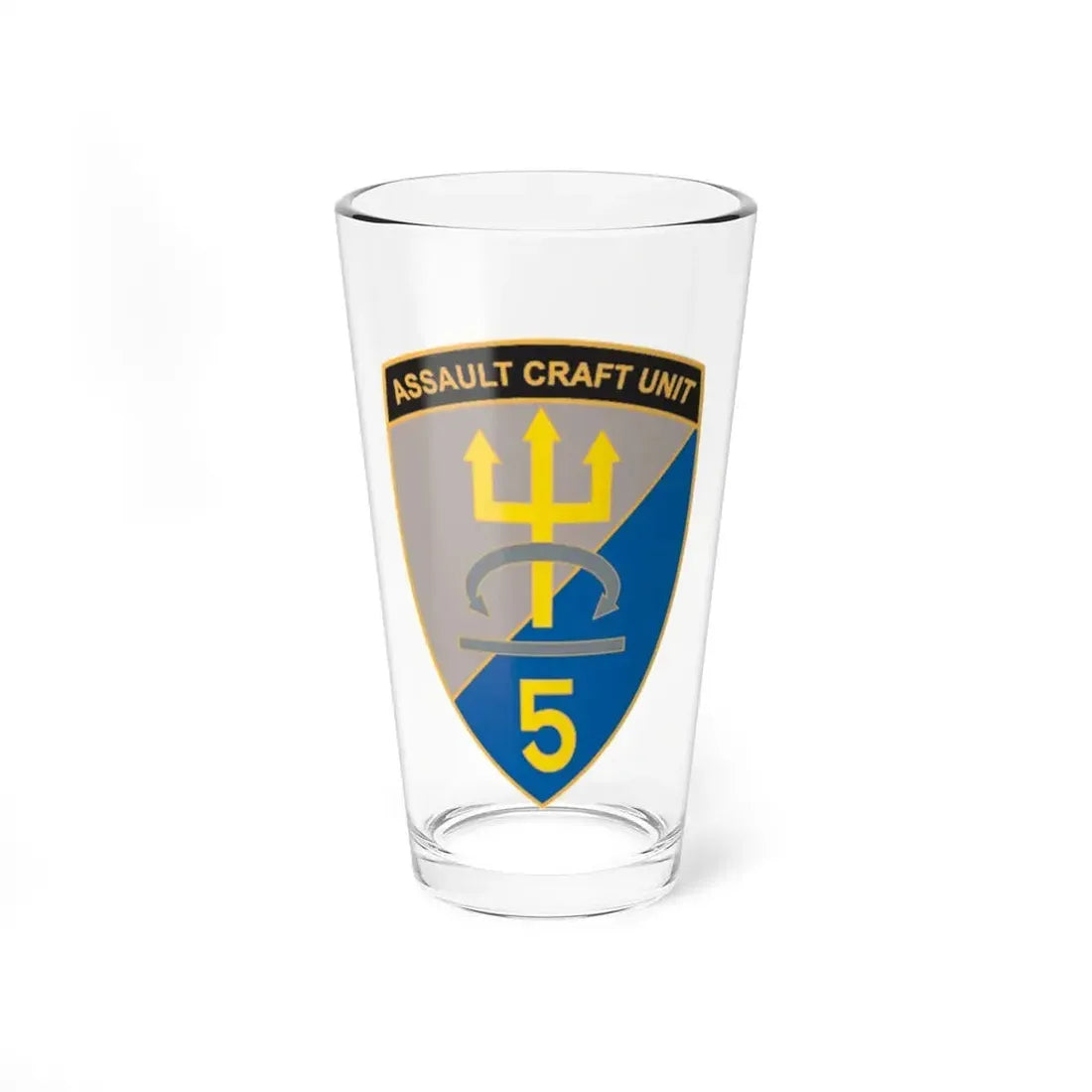 ACU 5 Assault Craft Unit Five (U.S. Navy) Pint Glass 16oz 16oz - Go Mug Yourself