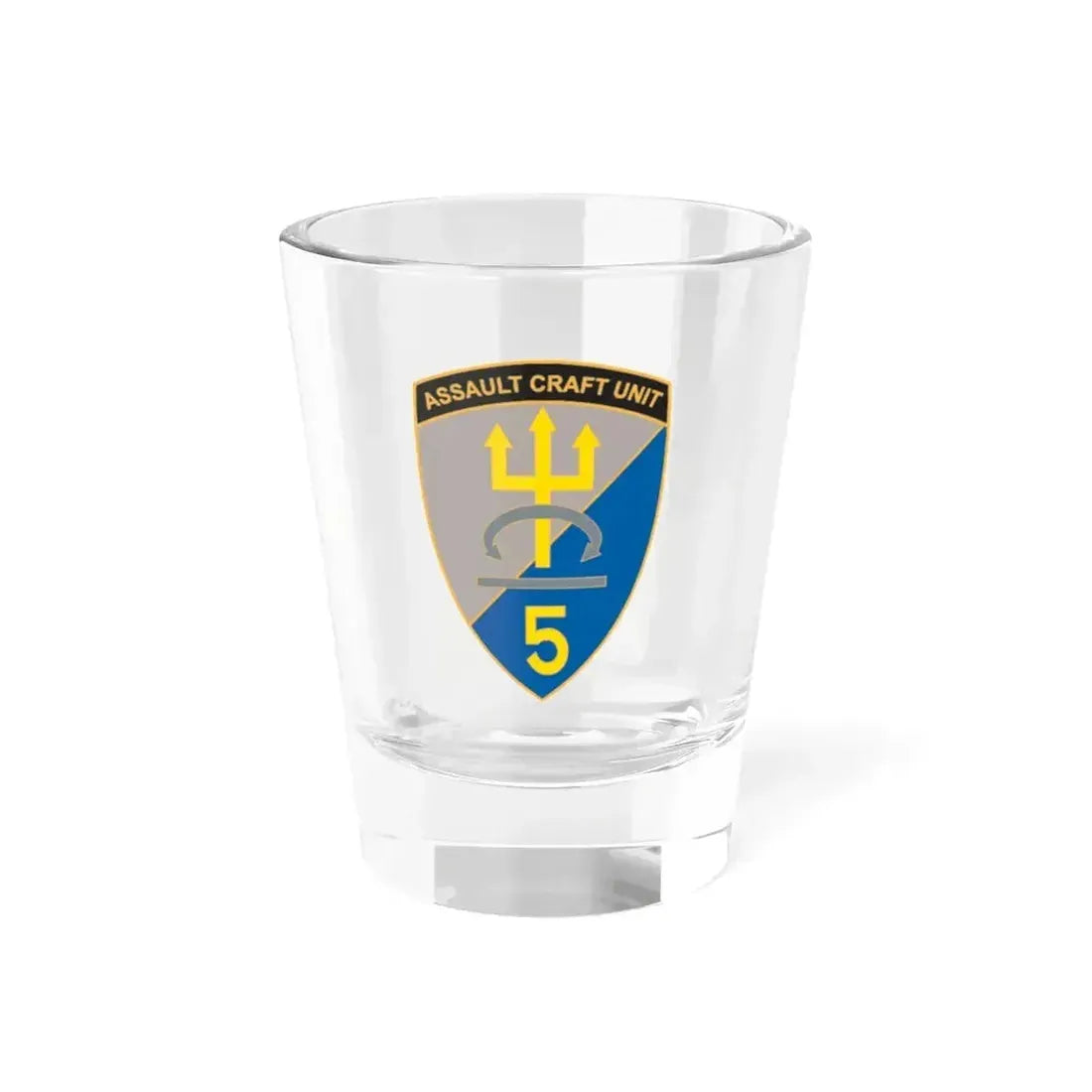 ACU 5 Assault Craft Unit Five (U.S. Navy) Shot Glass 1.5oz 1.5oz - Go Mug Yourself