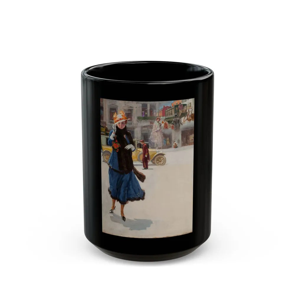 Ad illustration - Black Coffee Mug-15oz-Go Mug Yourself