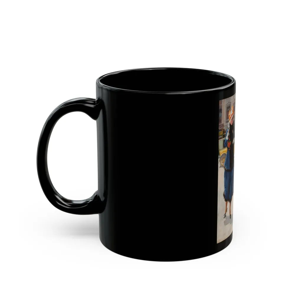 Ad illustration - Black Coffee Mug-Go Mug Yourself