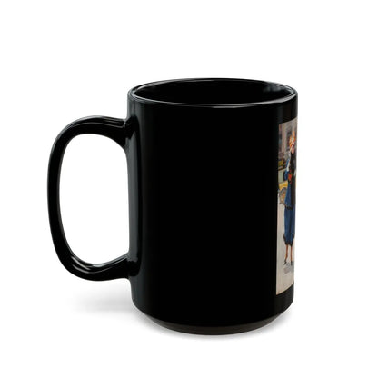 Ad illustration - Black Coffee Mug-Go Mug Yourself