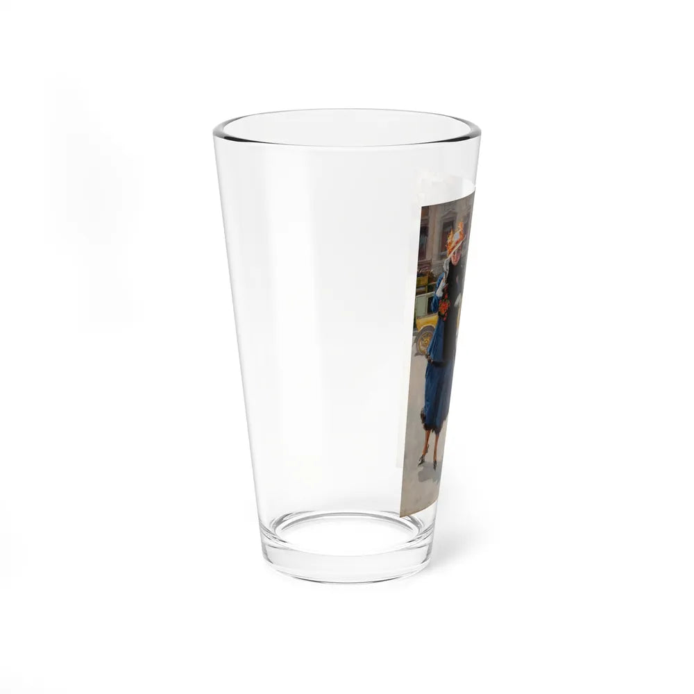 Ad illustration (Magazine Illustration) Pint Glass 16oz-Go Mug Yourself