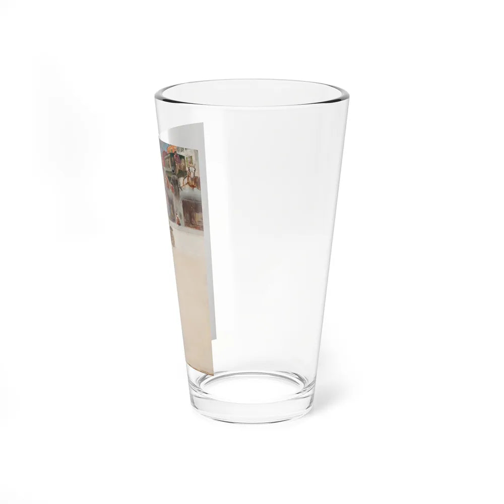 Ad illustration (Magazine Illustration) Pint Glass 16oz-Go Mug Yourself