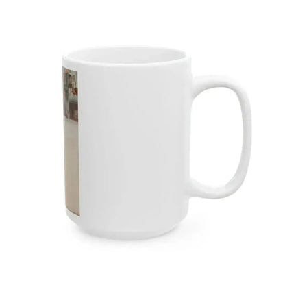 Ad illustration - White Coffee Mug - Go Mug Yourself