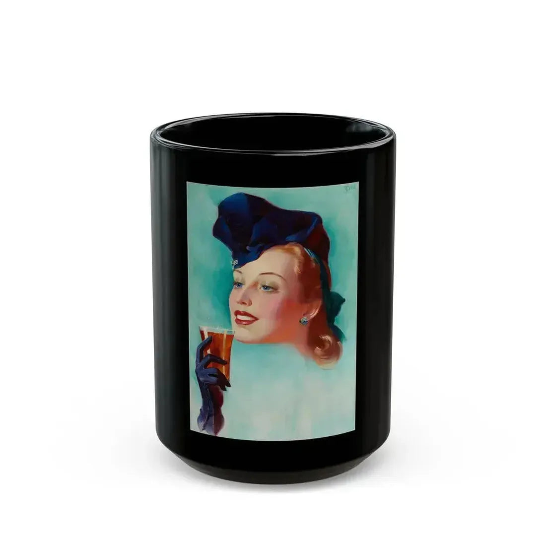 Ad illustration_1 - Black Coffee Mug 15oz - Go Mug Yourself