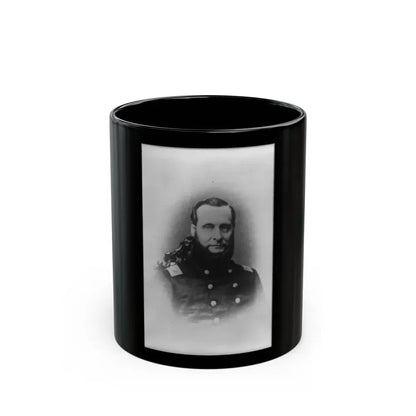 A.D. Streight, Head-And-Shoulders Portrait, Facing Right (U.S. Civil War) Black Coffee Mug 11oz - Go Mug Yourself