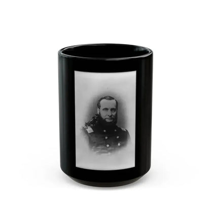 A.D. Streight, Head-And-Shoulders Portrait, Facing Right (U.S. Civil War) Black Coffee Mug 15oz - Go Mug Yourself