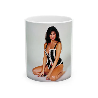 Caroline Munro #271 (Vintage Female Icon) White Coffee Mug-11oz-Go Mug Yourself