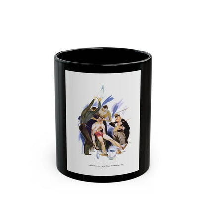 Esquire Illustration, January 1934 - Black Coffee Mug-11oz-Go Mug Yourself