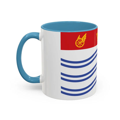 Flag of Barrie Canada - Accent Coffee Mug-Go Mug Yourself