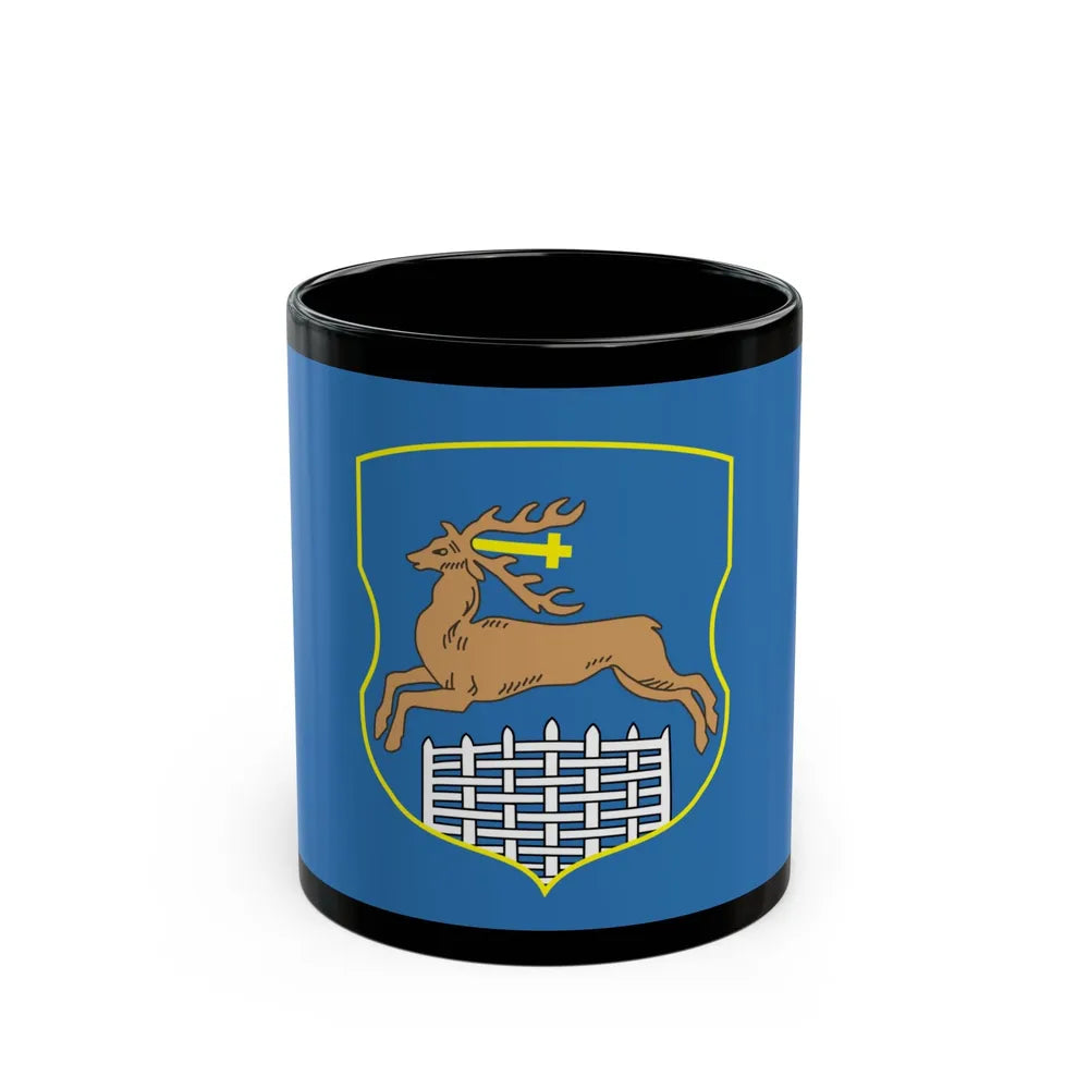 Flag of Hrodna Horadnia Grodno Russia - Black Coffee Mug-11oz-Go Mug Yourself