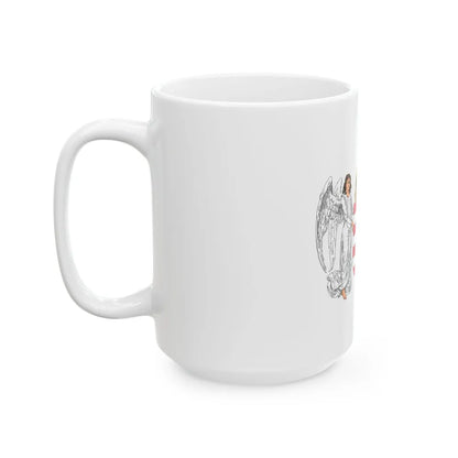 Coat of arms of Hungary (1896-1915) - White Coffee Mug-Go Mug Yourself