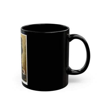 Electron Microscope, 1945 - Black Coffee Mug-Go Mug Yourself