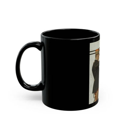 Croix de Guerre, The Saturday Evening Post, June 29, 1918 - Black Coffee Mug-Go Mug Yourself