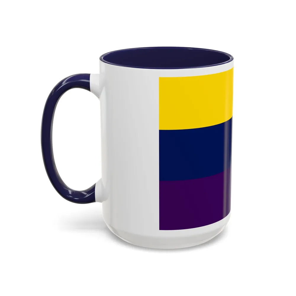 Flag of Avellino Italy - Accent Coffee Mug-Go Mug Yourself