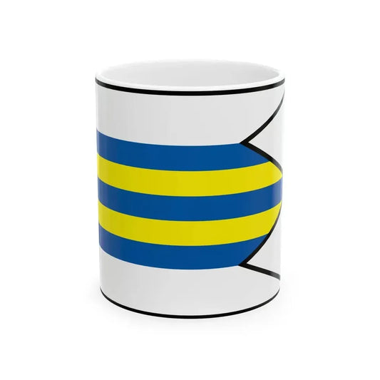 Adamovske Kochanovce Trencin Flag (Slovakia) White Coffee Mug 11oz - Go Mug Yourself