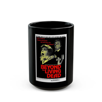 BEYOND THE LIVING DEAD (THE HANGING WOMAN) 1973 Movie Poster - Black Coffee Mug-15oz-Go Mug Yourself