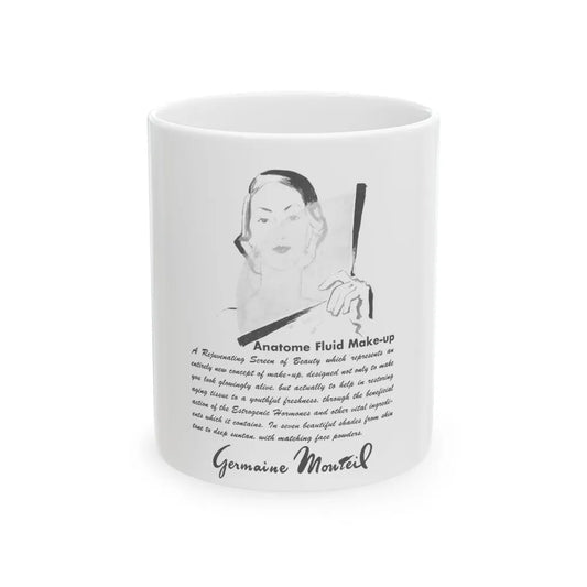 Germaine Monteil, 1952 - White Coffee Mug-11oz-Go Mug Yourself