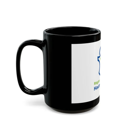 Flag of Hauts de France France - Black Coffee Mug-Go Mug Yourself