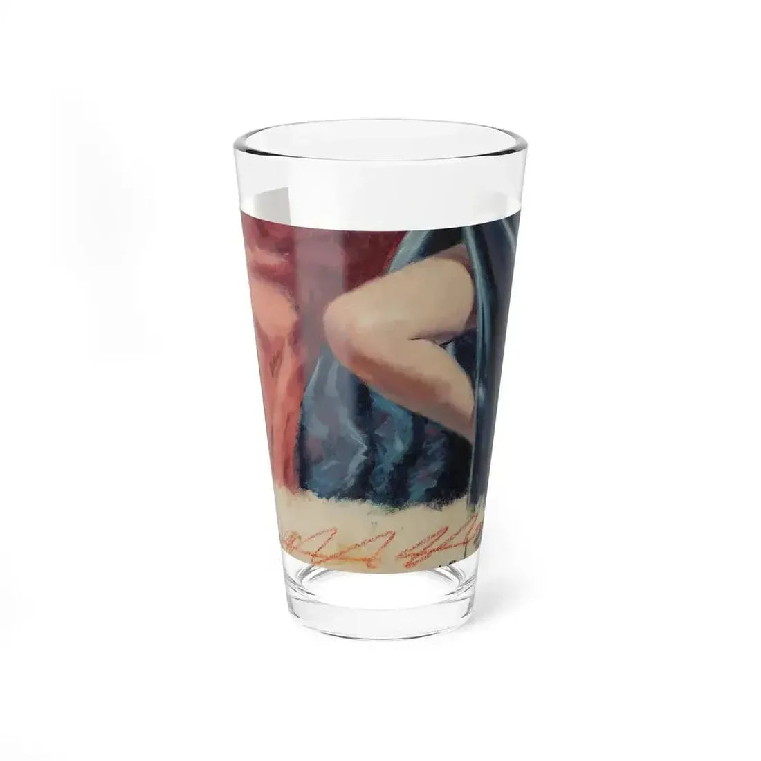Add Flesh to the Fire, Beacon paperback cover, 1959_ signature - Pint Glass 16oz 16oz - Go Mug Yourself