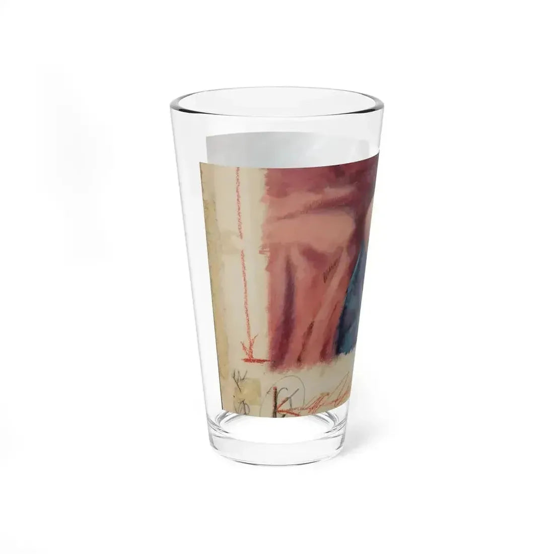 Add Flesh to the Fire, Beacon paperback cover, 1959_ signature - Pint Glass 16oz - Go Mug Yourself