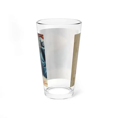 Add Flesh to the Fire, Beacon paperback cover, 1959_ signature - Pint Glass 16oz - Go Mug Yourself