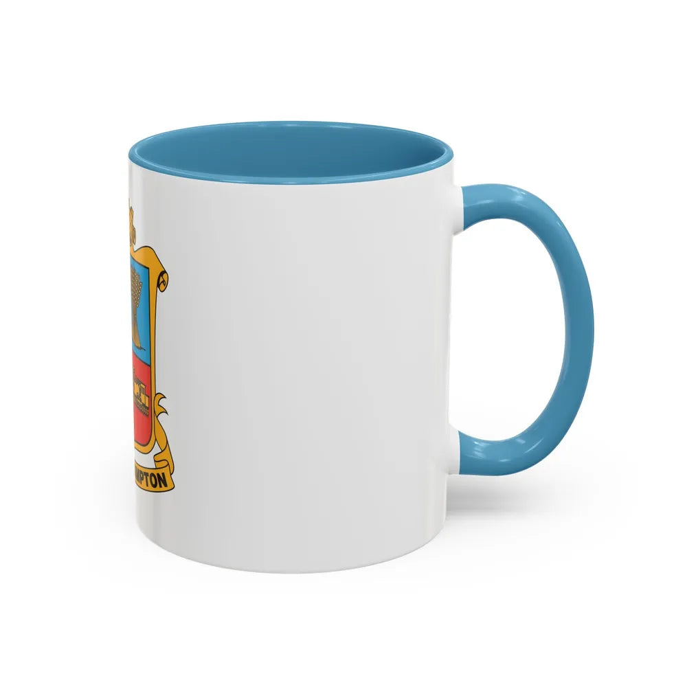 Flag of Brampton Canada - Accent Coffee Mug-Go Mug Yourself