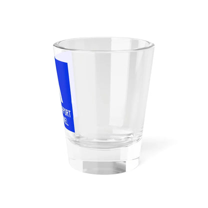 Addison Airport Toll Tunnel logo (Texas) (Road Sign) Shot Glass 1.5oz - Go Mug Yourself