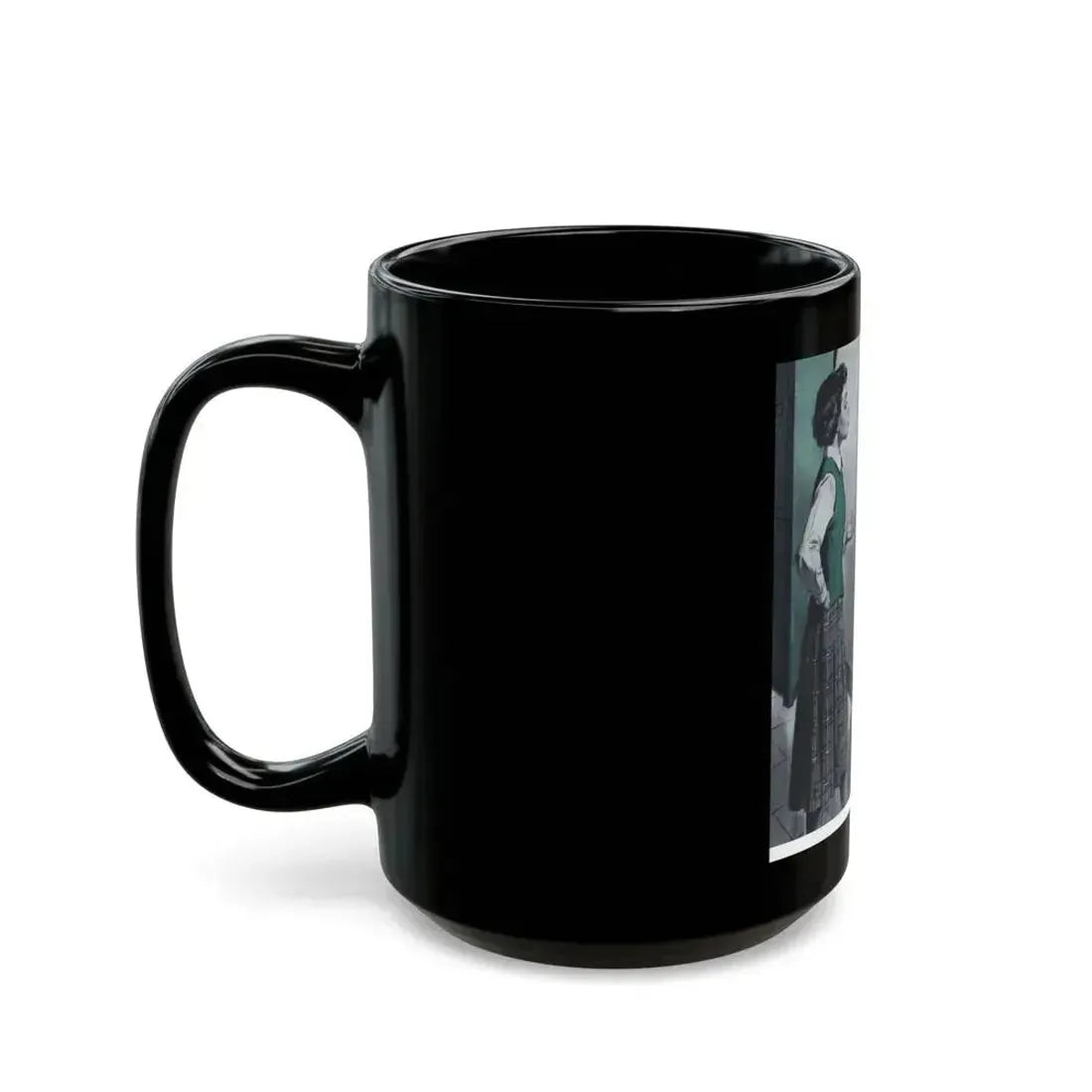 Addition and Subtraction, The American Girl, January 1951 - Black Coffee Mug - Go Mug Yourself