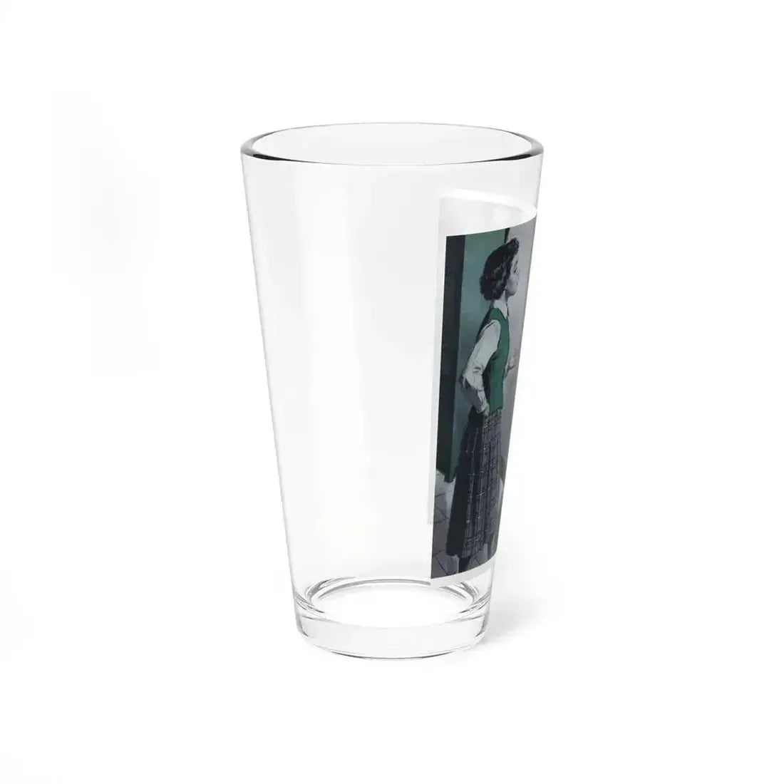 Addition and Subtraction, The American Girl, January 1951 (Magazine Illustration) Pint Glass 16oz - Go Mug Yourself