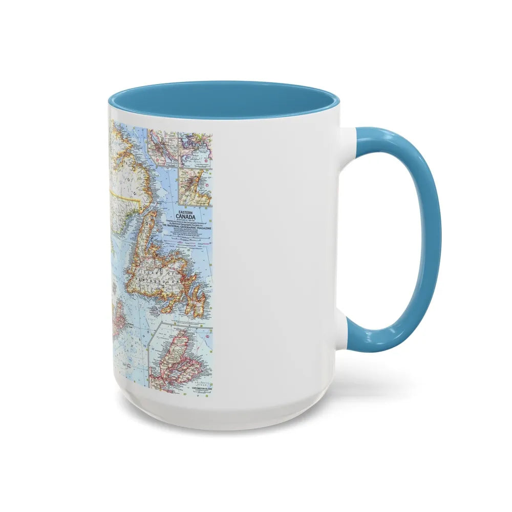 Canada - Eastern (1967) (Map) Accent Coffee Mug-Go Mug Yourself