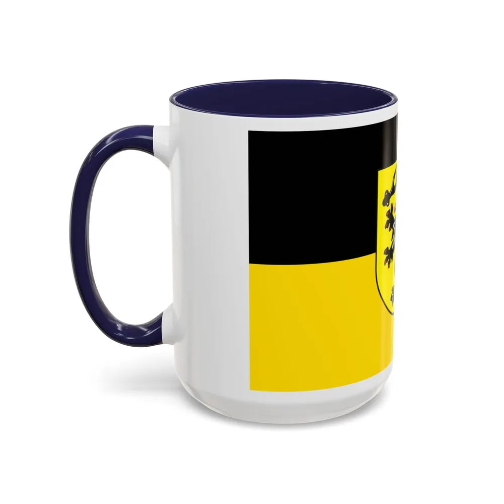 Flag of Goppingen Germany - Accent Coffee Mug-Go Mug Yourself